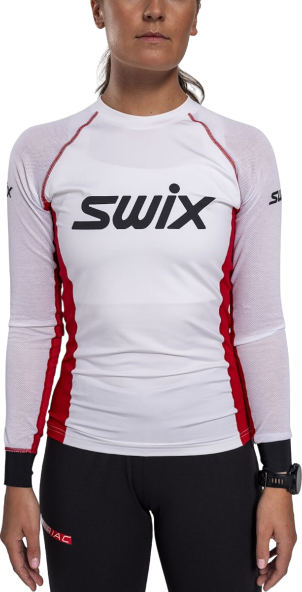 T-shirt SWIX Swix Triac Dry Breathe Long Sleeve T-Shirt Vit | 10090-23-00036