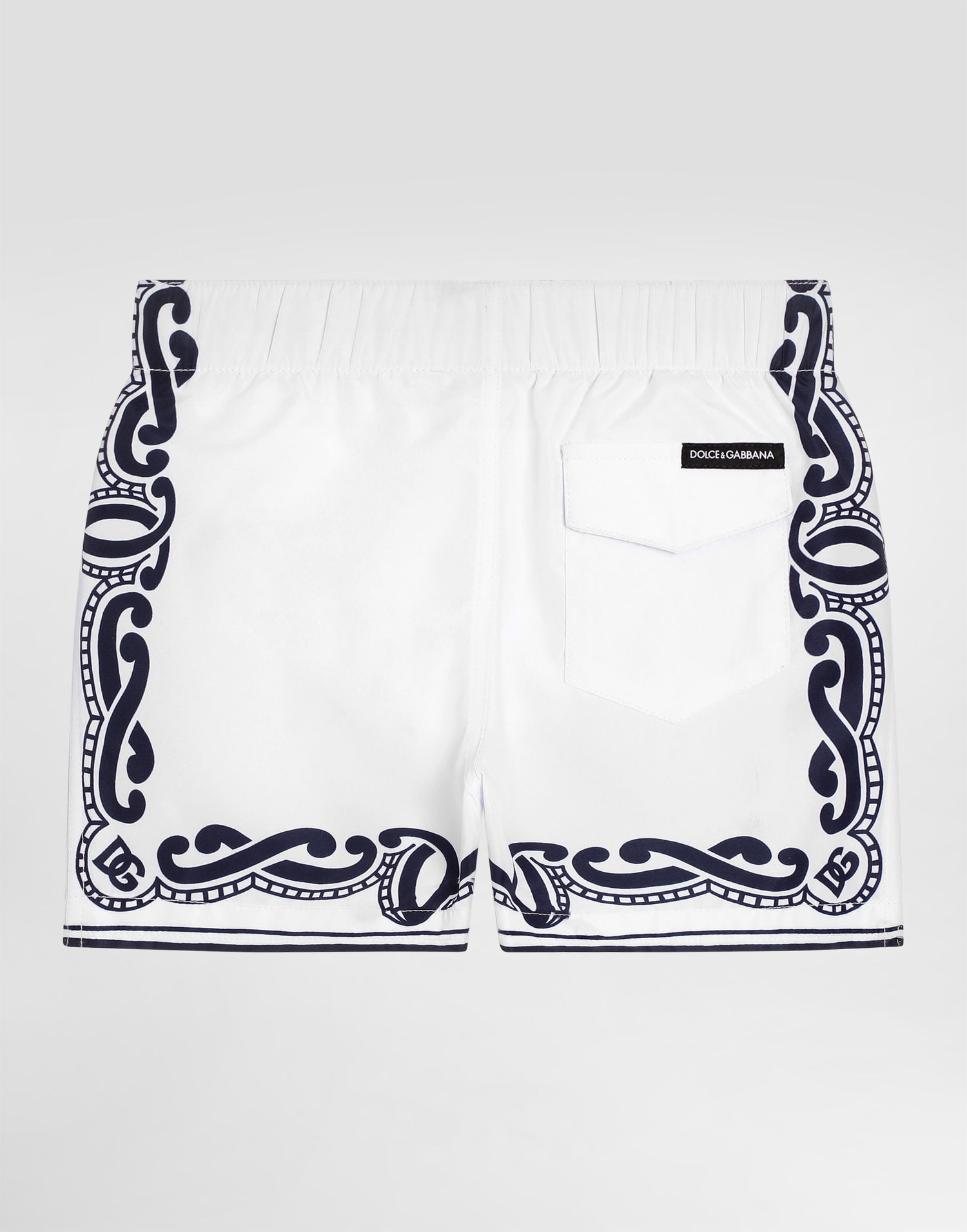 Badkläder Dolce & Gabbana Dolce & Gabbana Bandanna Print Swim Trunks Vit | L1J818ON04NHA9RB, 1