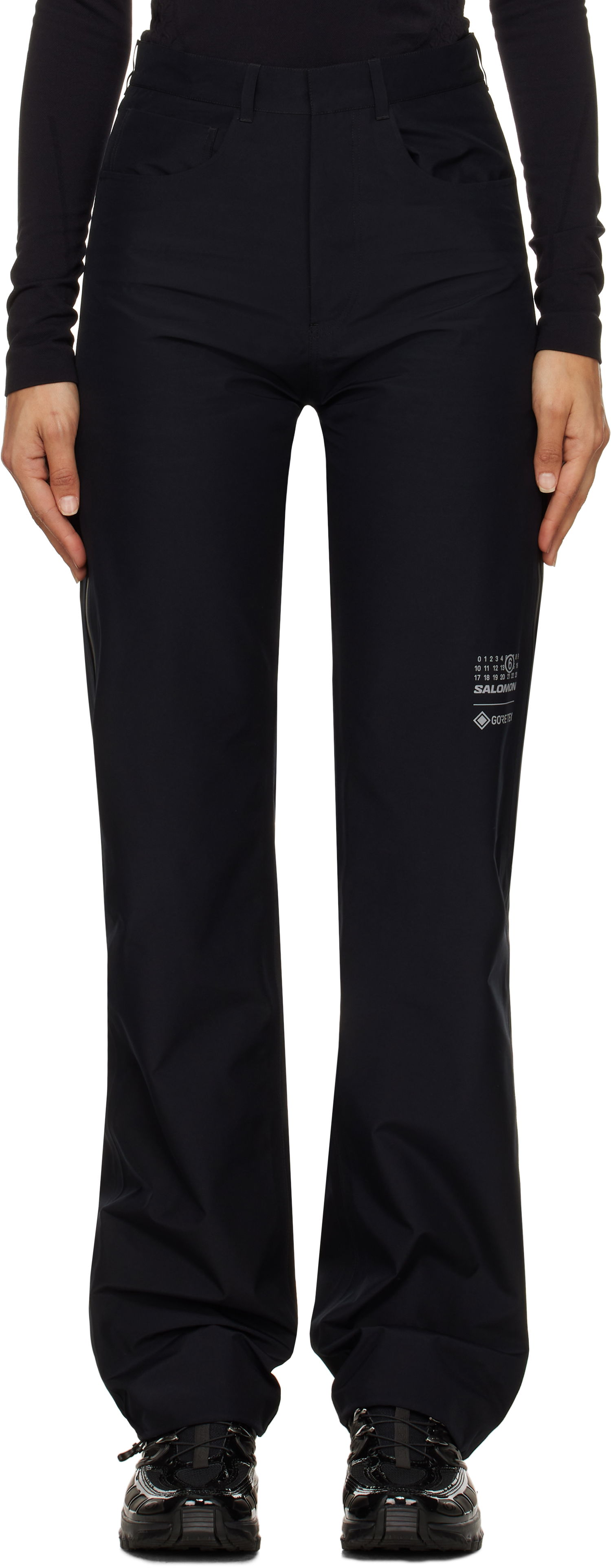 Byxor Maison Margiela Taffeta Trousers Svart | S52LA0244 M35200, 0