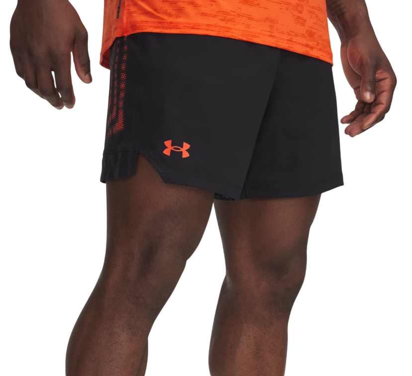 Shorts Under Armour Vanish Woven 6in Graphic Running Shorts Svart | 1390054-002