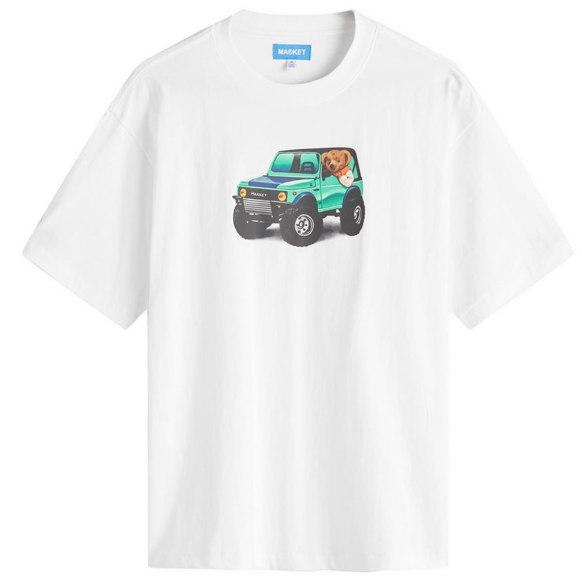 T-shirt MARKET 4X4 Bear Graphic Tee Vit | 399002189-WHT