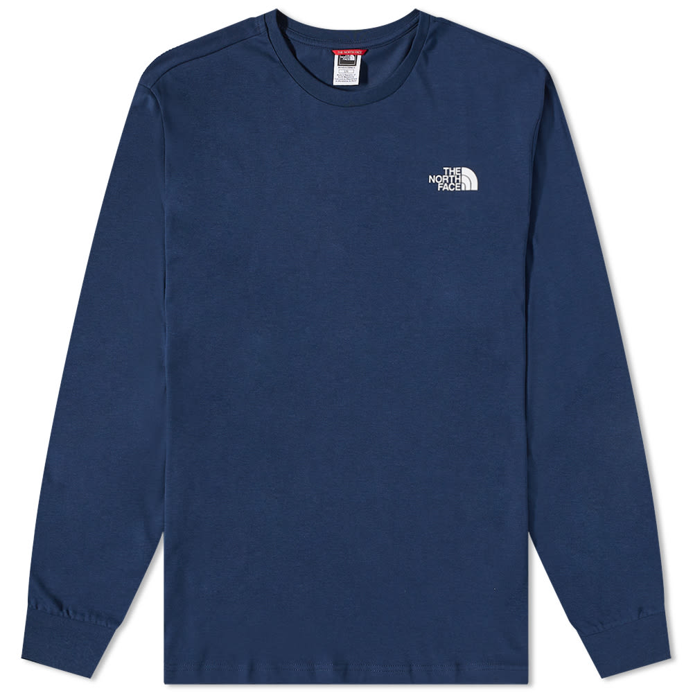 T-shirt The North Face Simple Dome Long Simple Mörkblå | NF0A3L3B8K2, 0