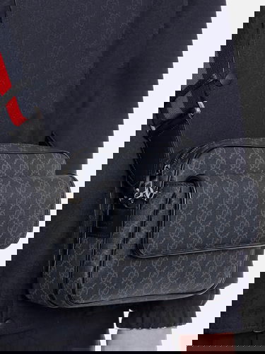 Midjeväska Gucci Gucci GG Messenger Bag Svart | 795479FADJA1042, 1