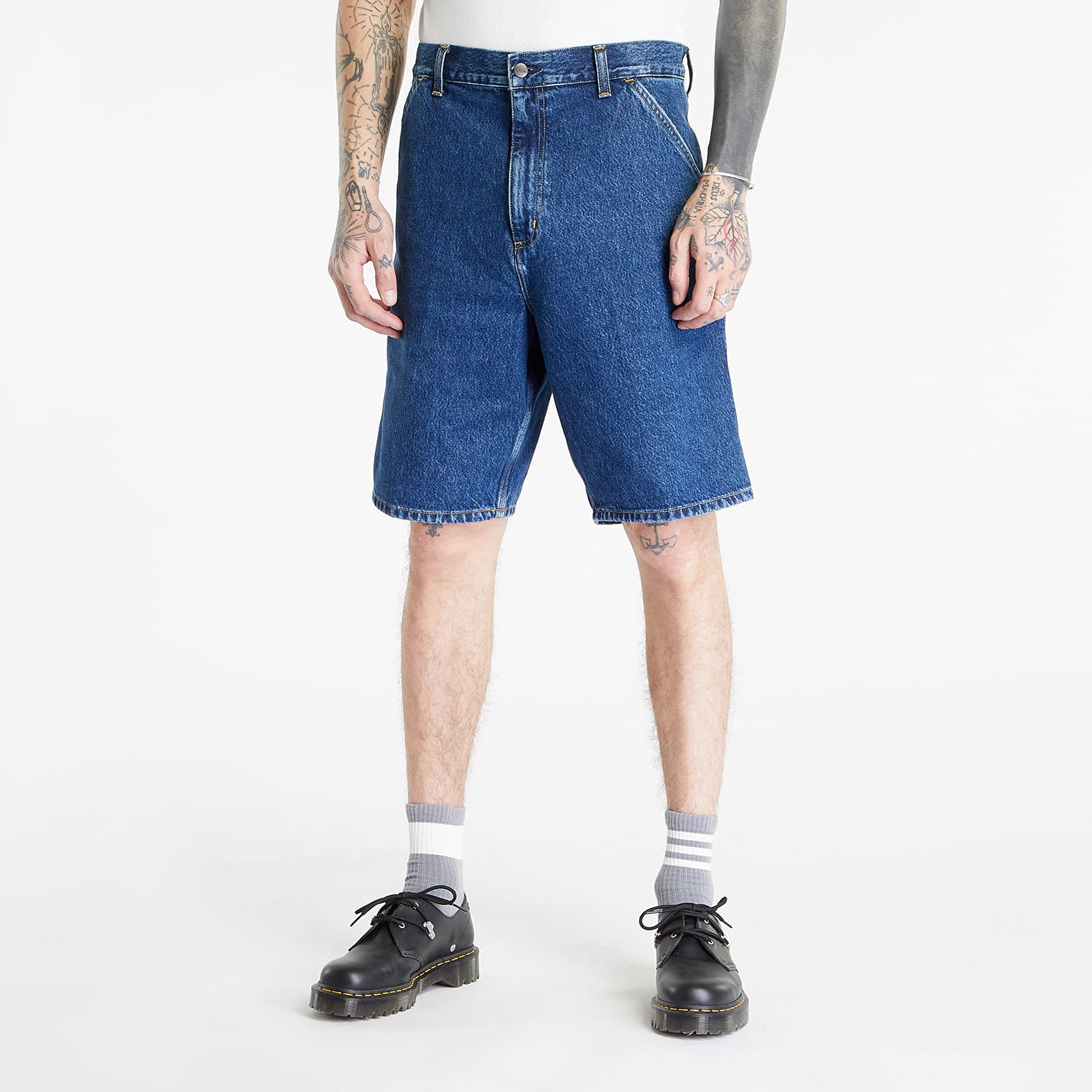 Shorts Carhartt WIP Single Knee Short Blue Blå | I032026.106, 0