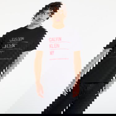 T-shirt CALVIN KLEIN Calvin Klein Jeans Men's SS Graphic Tee Svart | LV04RD818G UB1, 0