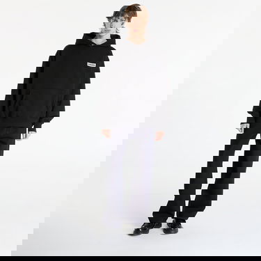 Sweatshirt Pleasures Sweatshirt Workman Hoodie Svart | P25F007-BLACK, 4