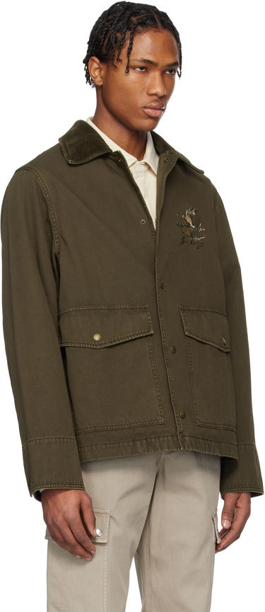 Jacka Burberry Burberry Cotton Field Jacket Grön | 8101709, 4