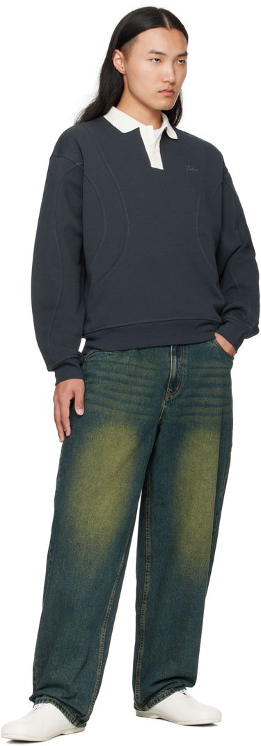 Polotröja Dime Dime French Terry Rugby Polo Svart | DIMEFA255NVY, 3