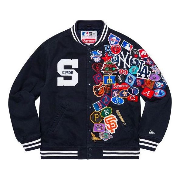 Bomberjacka Supreme New Era MLB Varsity Jacket Blå | SUP-SS20-573