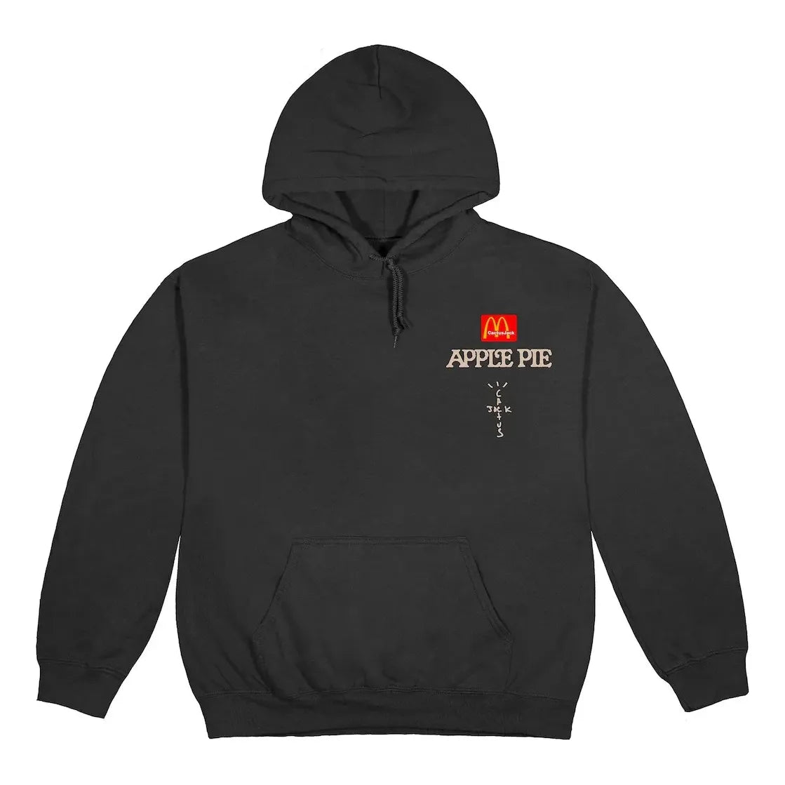 Sweatshirt Cactus Jack by Travis Scott Travis Scott x McDonald's Apple Pie Hoodie Svart | TC-499, 0