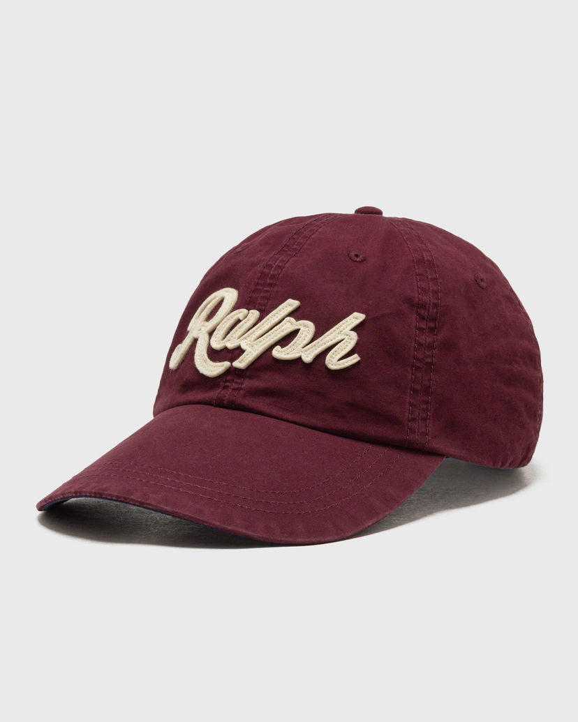 Keps Polo by Ralph Lauren Ralph Script Embroidered Baseball Cap Bourgogne | 710973295001