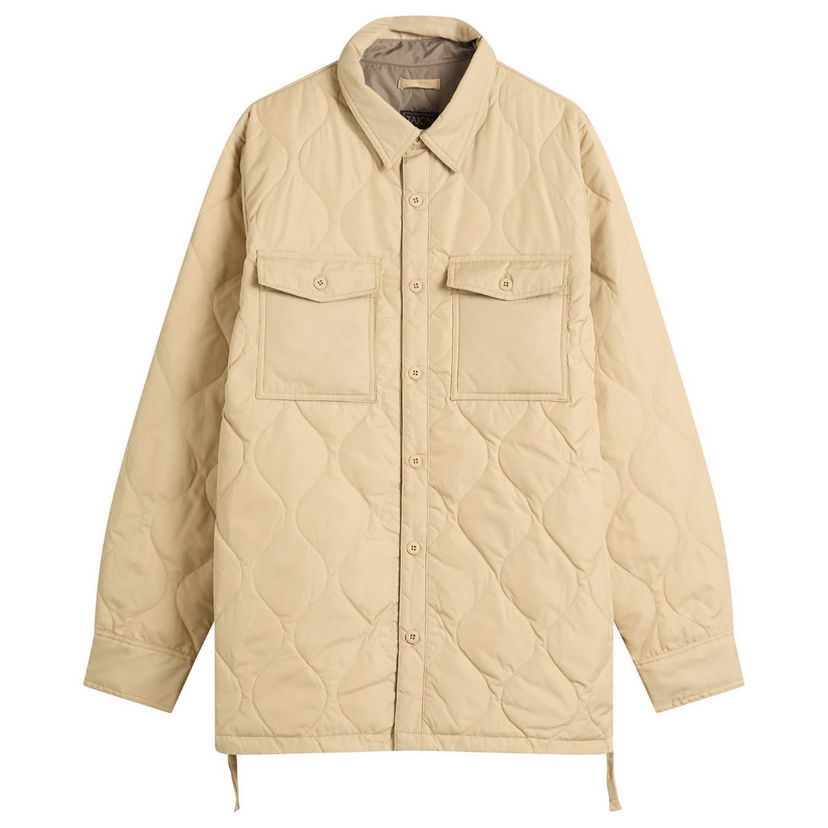 Skjorta TAION Military Quilted Down Shirt Beige | TAION-109SHML-1-CRE