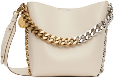Axelväska Stella McCartney Bucket Bag With Chain Vit | 7B0033W8839, 0