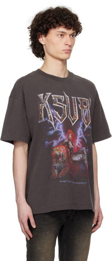 T-shirt Ksubi Ksubi Kingdom Ekcess Graphic T-Shirt Grå | MSP25TE029, 1