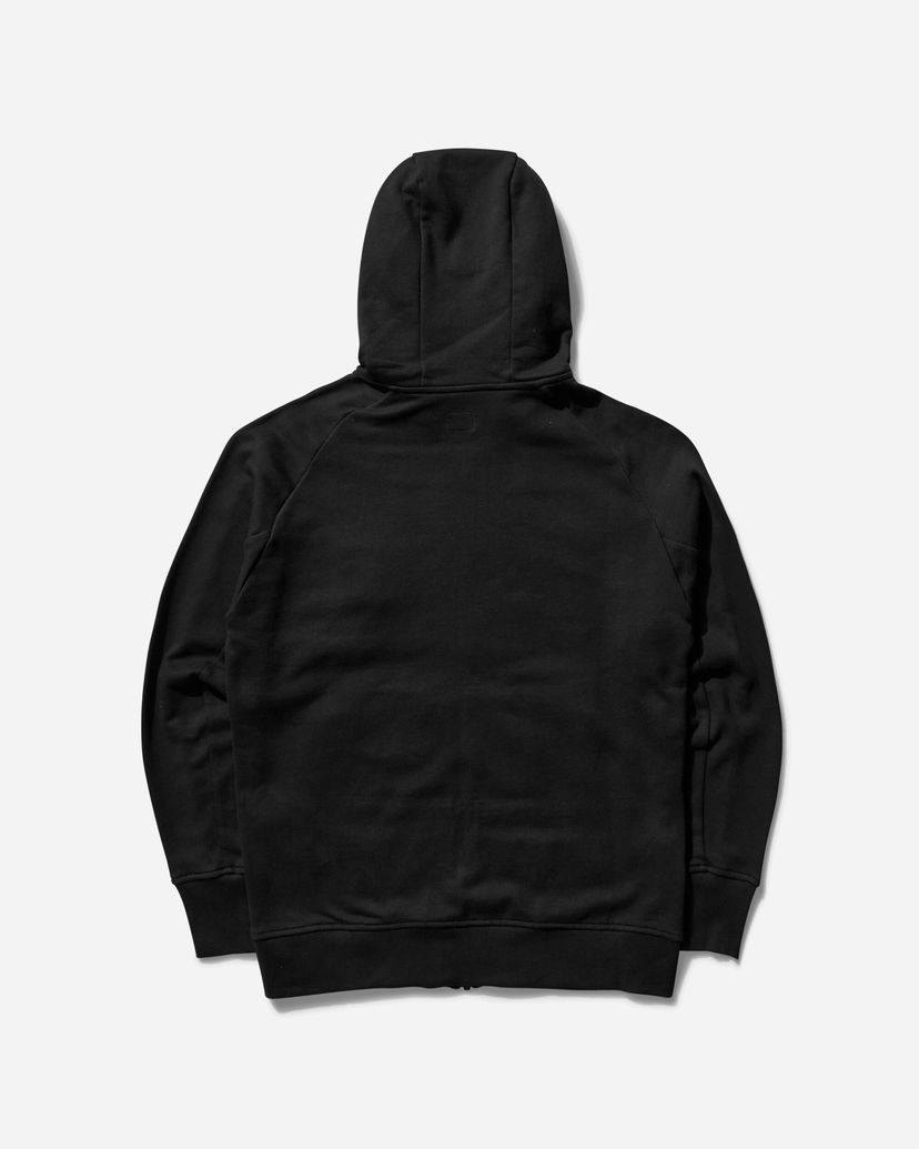 Sweatshirt C.P. Company Diagonal Raised Fleece Goggle Zipped Hoodie Svart | RCCMSS715A-005086W 999
