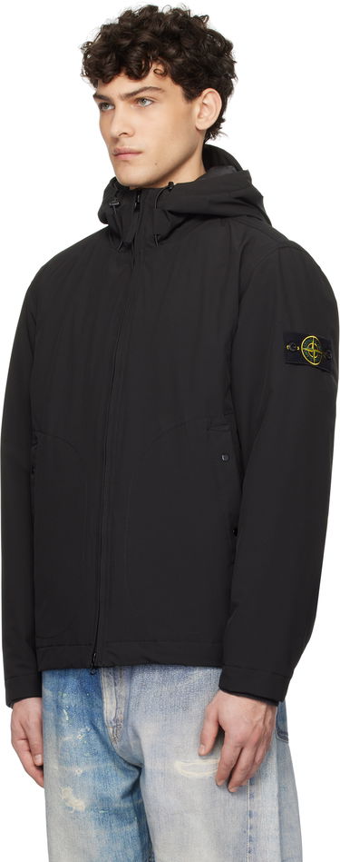 Vindjacka Stone Island Stone Island Soft Shell Jacket Svart | K1S15 4100047 S0A27, 3