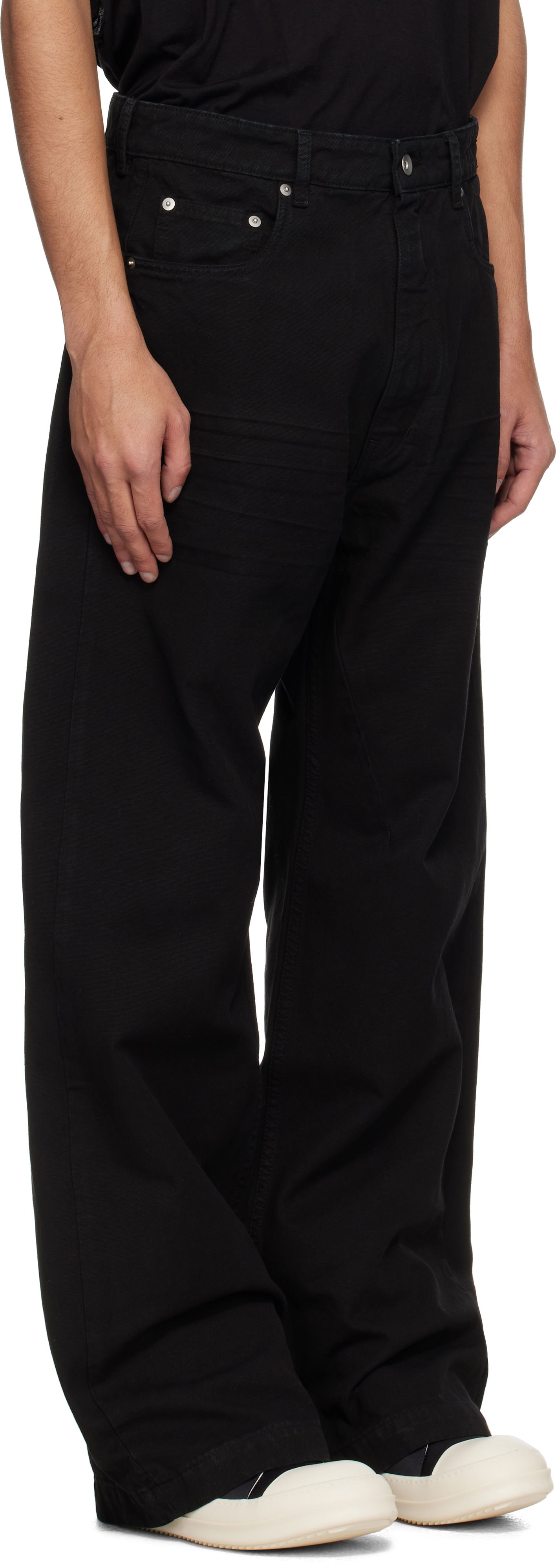 Jeans Rick Owens Rick Owens DRKSHDW Hollywood Geth Jeans Svart | DU01E3351 CVS, 1