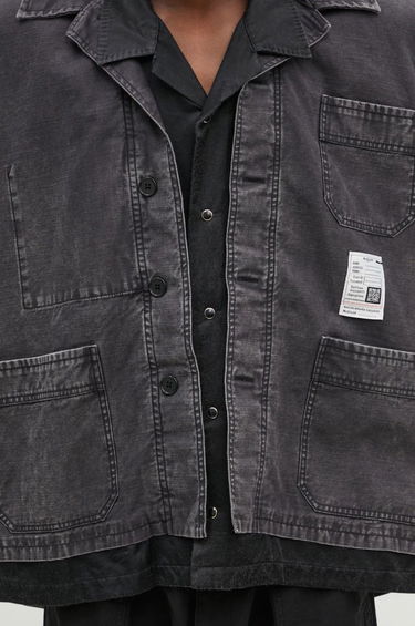 Jacka Maison MIHARA YASUHIRO Maison MIHARA YASUHIRO Double Layered Longsleeve Shirt Svart | J13SH184, 3