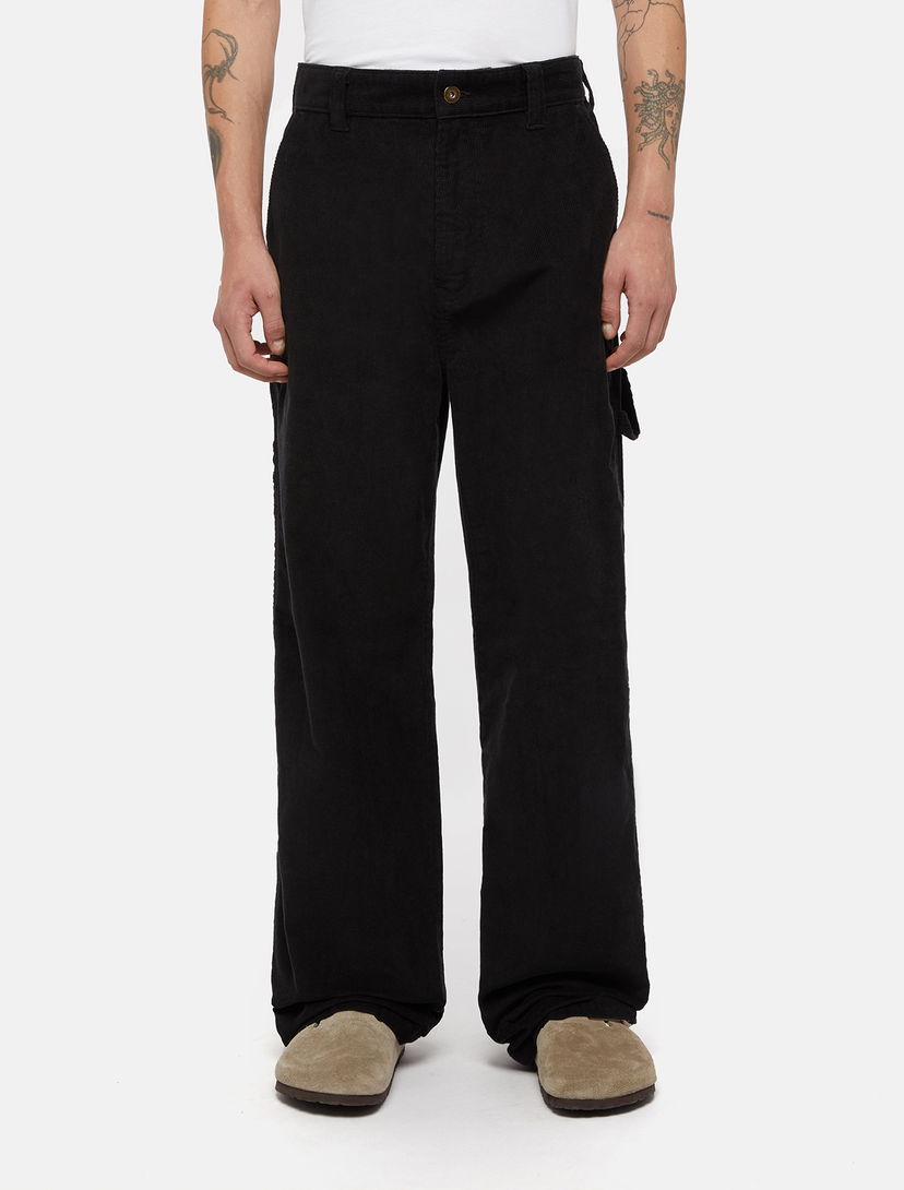 Byxor Dickies Corduroy Carpenter Trousers Man Black Svart | 0A863V