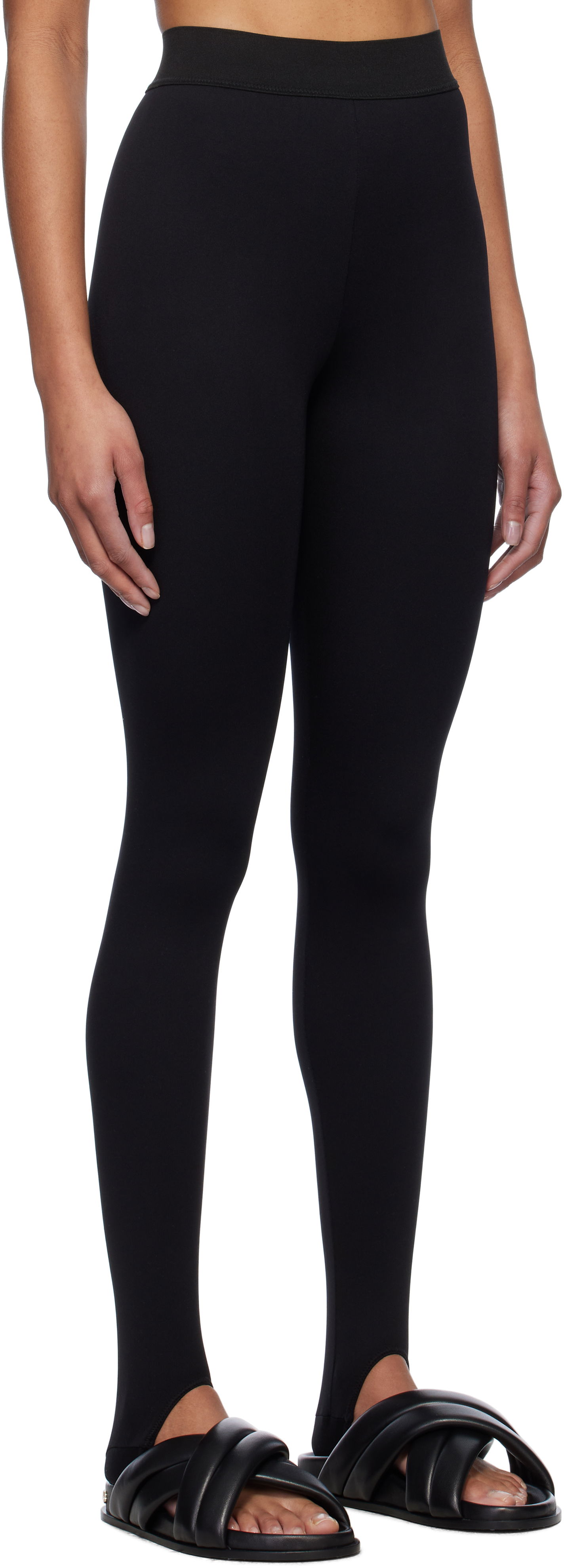 Damasker WARDROBE.NYC Rosie Huntington-Whiteley Edition RHW Active Stirrup Leggings Svart | W2213R19JE, 1