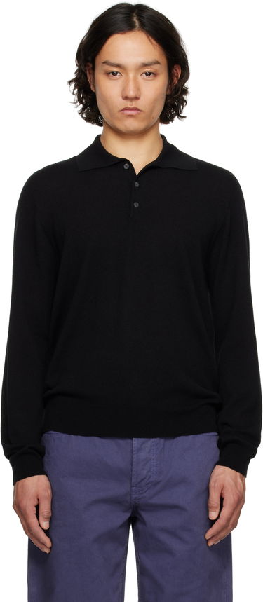 Sweater The Row The Row Judi Knit Polo Svart | 918-Y751, 0