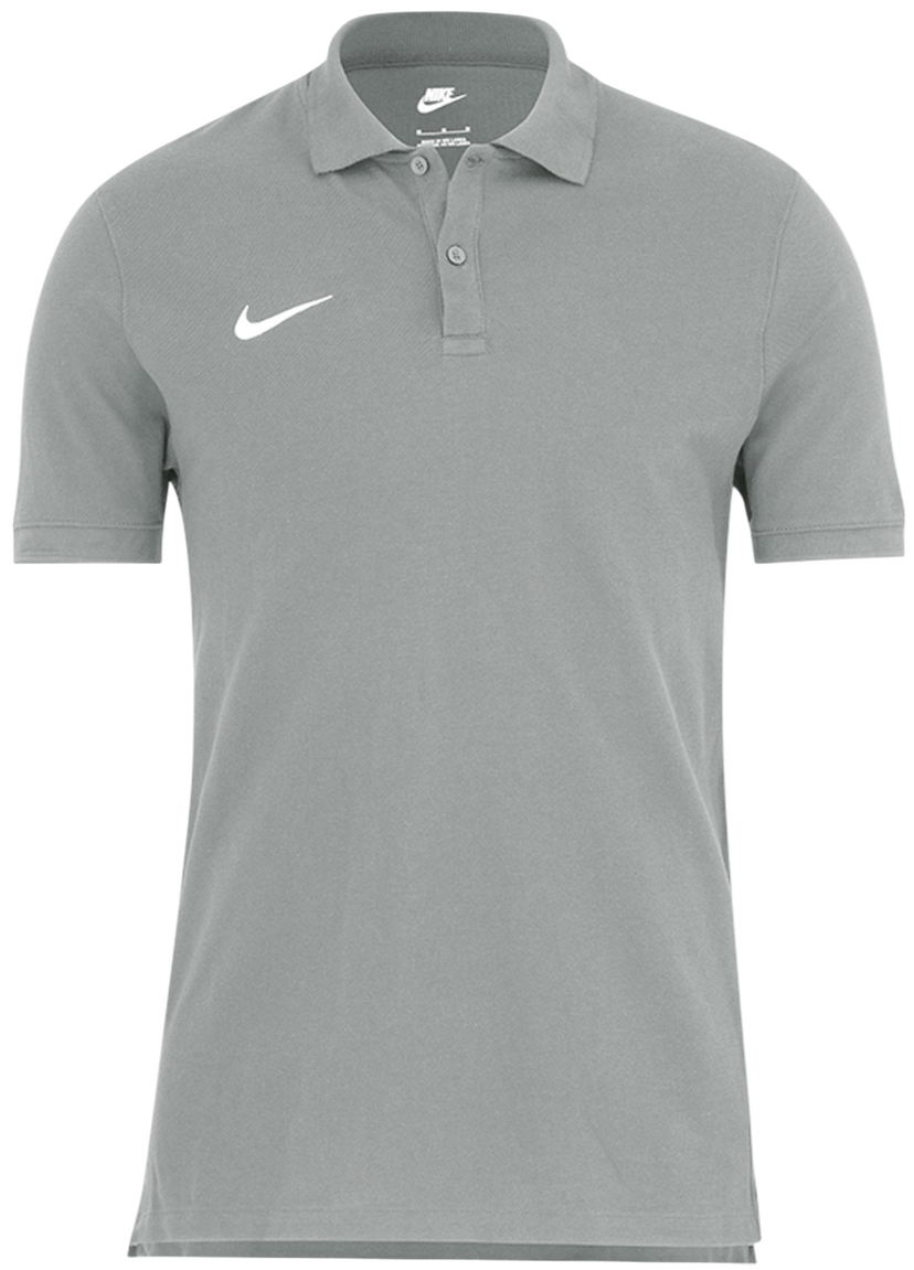 Polotröja Nike Team Cotton Polo Shirt Grå | 0208nz-063