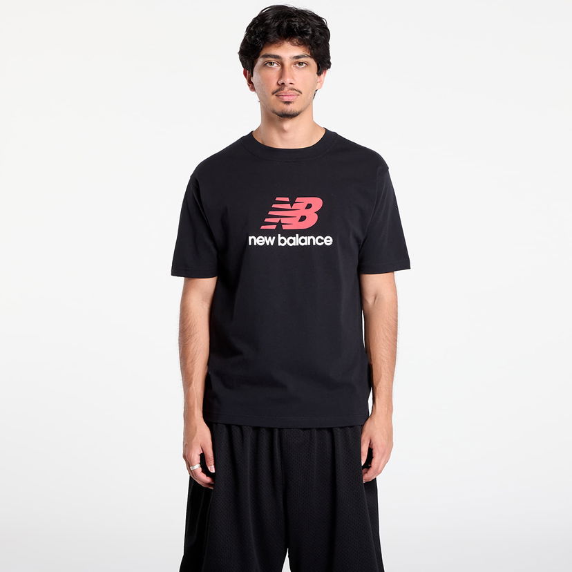 T-shirt New Balance Athletics Logo T-Shirt Svart | MT51500BK