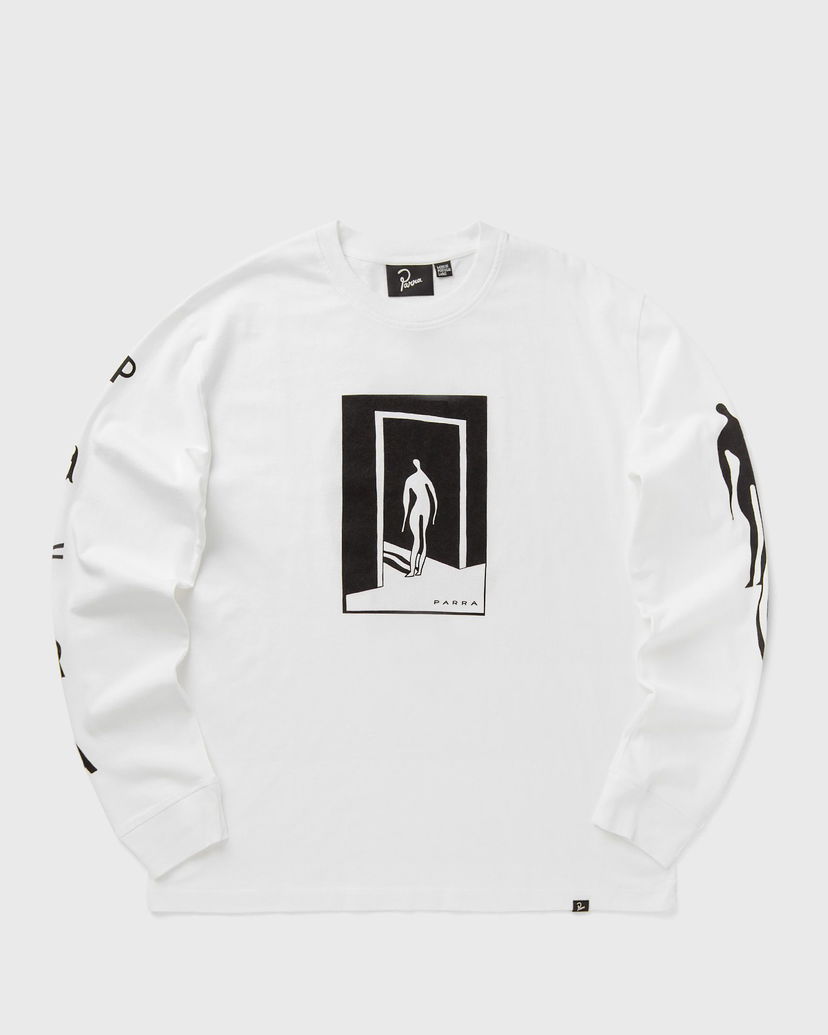 T-shirt By Parra Hotel Graphic Long Sleeve T-Shirt Vit | 54220