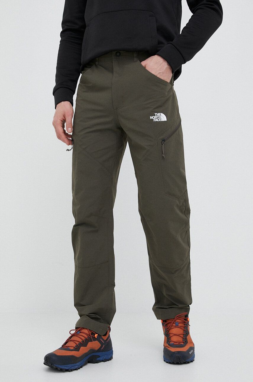 Byxor The North Face Pants Exploration zelená barva Grön | NF0A7Z9621L1, 0