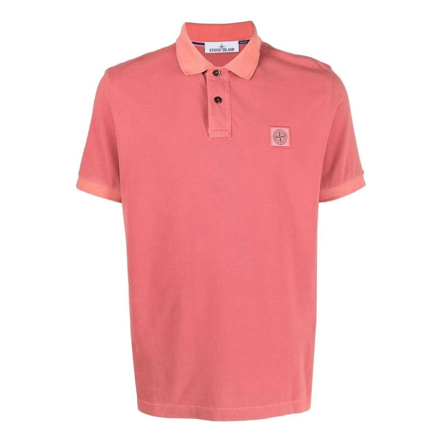 Polotröja Stone Island Logo-Patch Polo Shirt Rosa | 10152SC67-V0087, 0