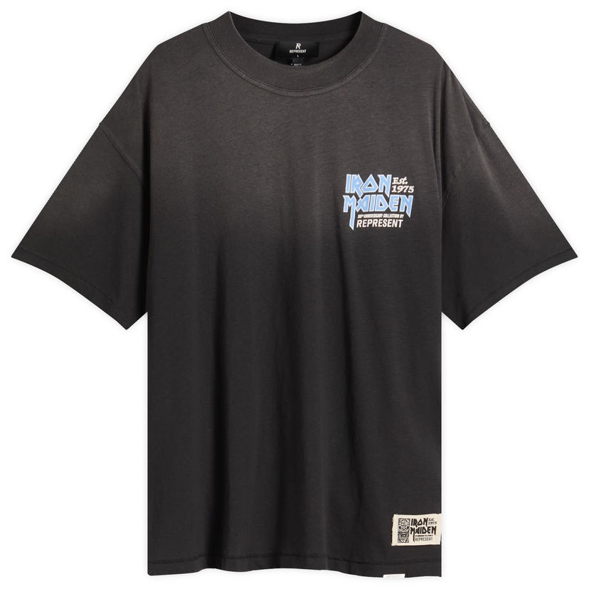 T-shirt Represent Clo Iron Maiden Anniversary T-Shirt Svart | MLM100584-04