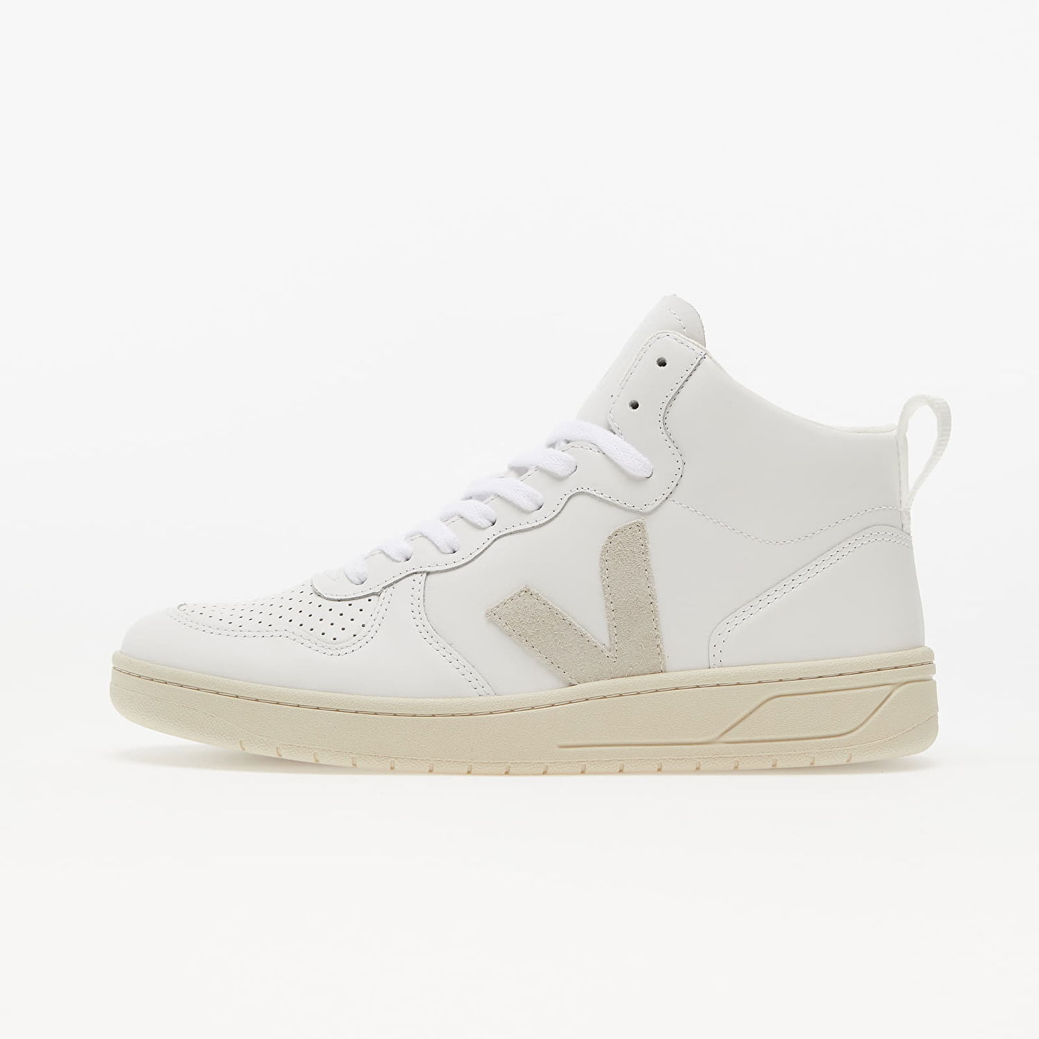 Sneakers och skor Veja V-15 Leather "Extra White/ Natural" Vit | VQ0201270B, 0