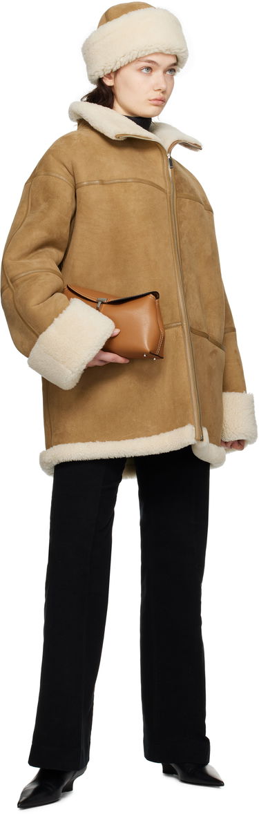 Pufferjacka TOTEME TOTEME Signature Shearling Jacket Brun | 251-WRO876-LE0107, 3