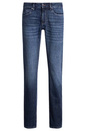 Jeans BOSS Delaware Slim-Fit Comfort-Stretch Jeans Blå | 50537390
