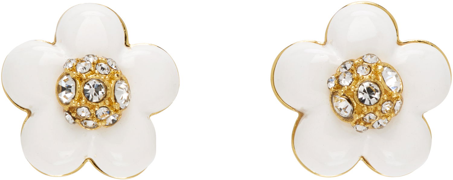 Örhängen Marc Jacobs Marc Jacobs 'The Daisy Stud' Crystal Earrings Vit | 2P5JBR001J52, 0