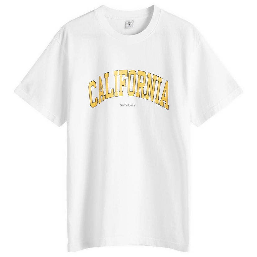 T-shirt Sporty & Rich Sporty & Rich California T-Shirt Vit | TO043508501WH01-WHT