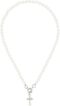 Vivienne Westwood Aleksa Pearl Pendant Necklace