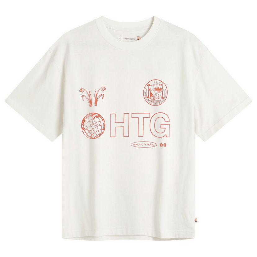T-shirt Honor The Gift Inner City Parks T-Shirt Vit | HTG250148-WHT