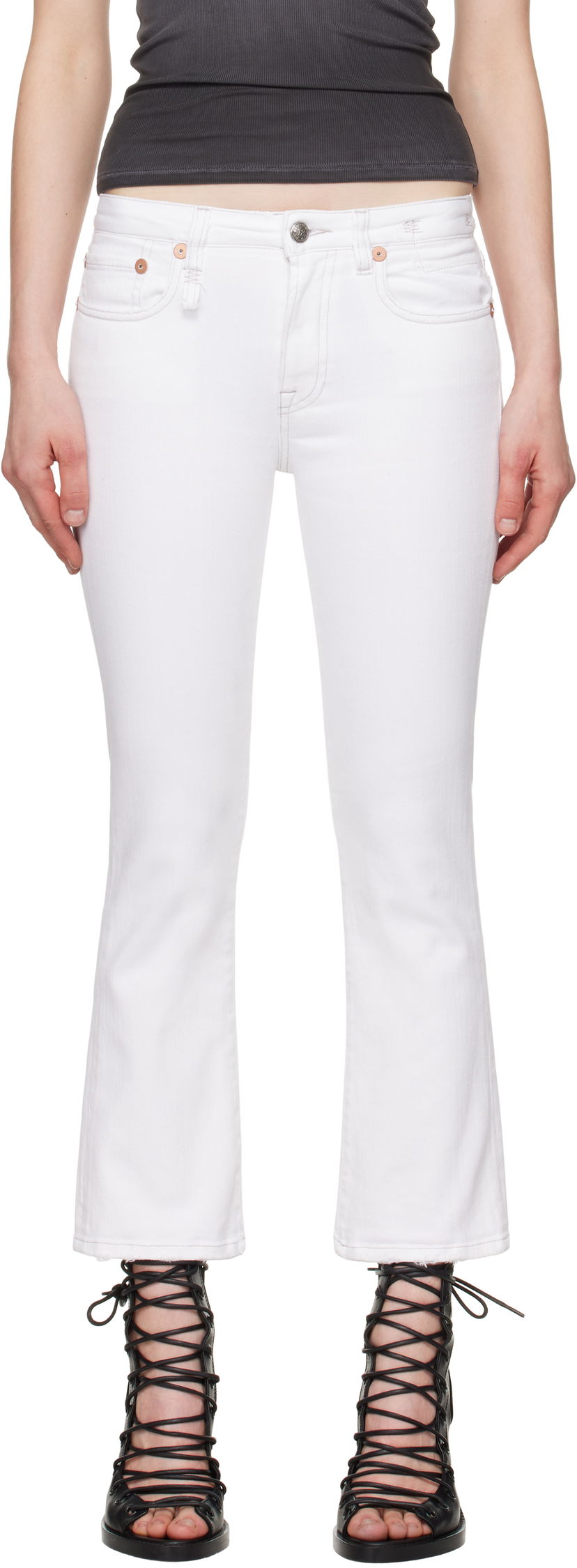 Jeans R13 R13 Kick Fit Jeans Vit | R13W0009-895A