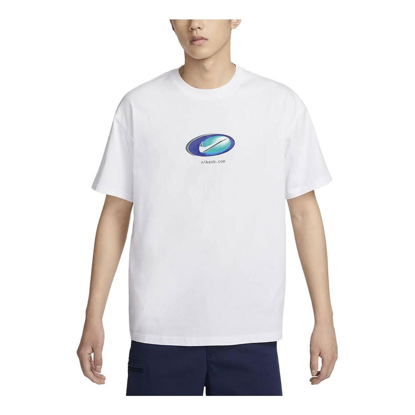 T-shirt Nike SB SB Y2K Graphic T-Shirt Vit | DX9461-100