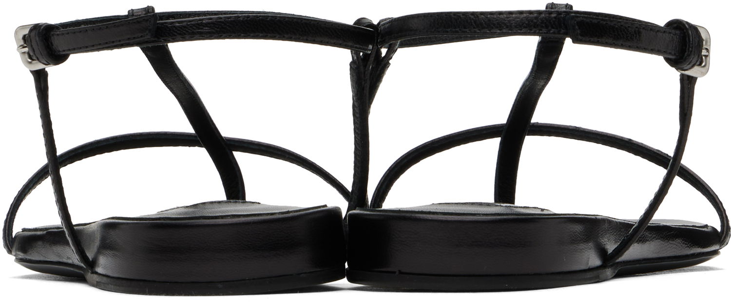 Sneakers och skor Jil Sander Jil Sander Square Toe Sandals Svart | J15WP0169_P8389, 1