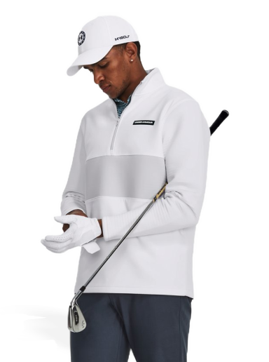 Sweatshirt Under Armour Golf Storm Daytona Hoodie Vit | 1379723-100