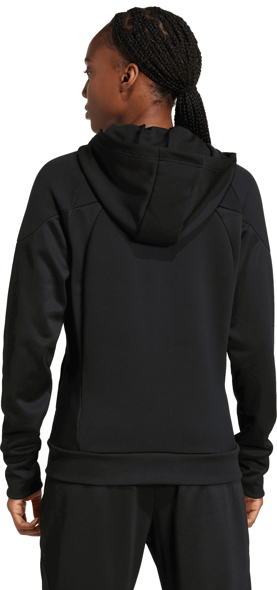 Sweatshirt adidas Performance Tiro 25 Full-Zip Hoodie Svart | JD9079, 1