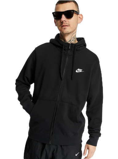 Sweatshirt Nike Sportswear Club Hoodie FZ Svart | BV2648-010