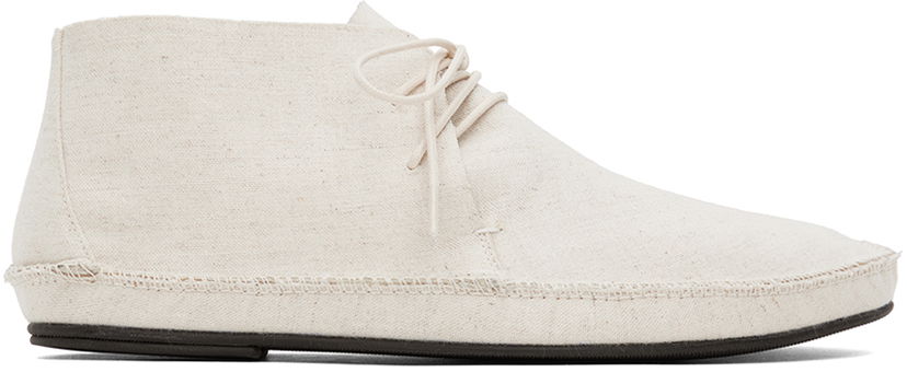 Jacka The Row The Row Tyler Lace-Up Boots Vit | F1338-W250