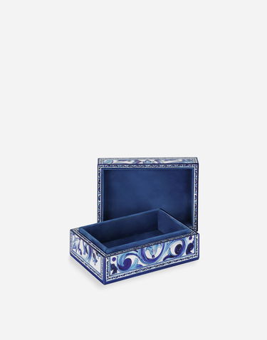 Heminredning Dolce & Gabbana Dolce & Gabbana Small Decorated Plexiglass Box Blå | TCC202TCAMYUB008, 3