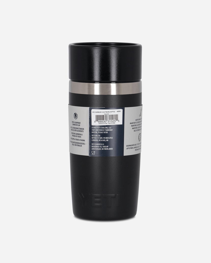 Dricksflaska YETI 12 oz Travel Bottle with Leakproof Commuter Cap Svart | 70000002333 BLACK