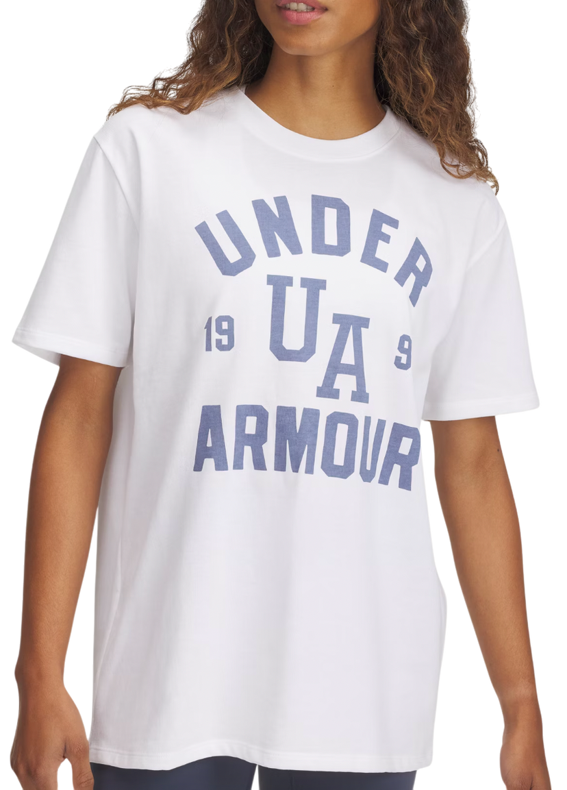 T-shirt Under Armour Under Armour Collegiate Short Sleeve T-Shirt Vit | 1389749-100