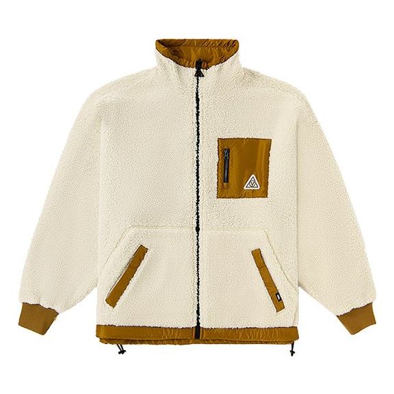 Sweater Vans Reversible Sherpa Jacket Vit | VN0A4UTM1M7