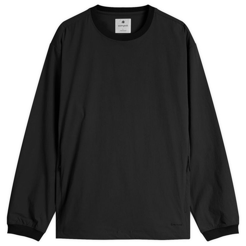 Sweater Snow Peak Snow Peak Active Comfort Pullover, Size Large Svart | JK-25SU007-BK